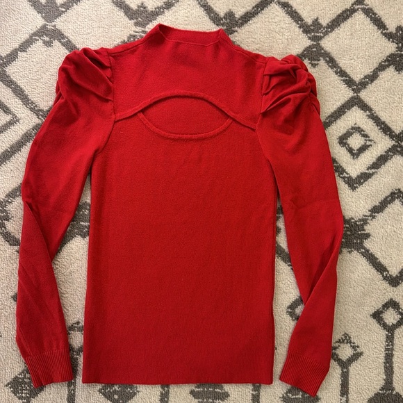 BB Dakota Steve Madden Knit Sweater Sz S Red from Revolve - Picture 3 of 7